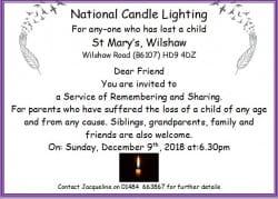 Candle Lighting - Wilshaw