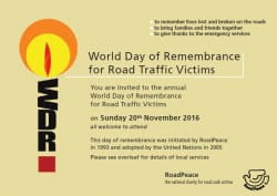 World Day of Remembrance for Road Traffic Victims