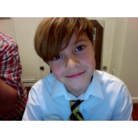 Louis in his St Andrews Primary school uniform