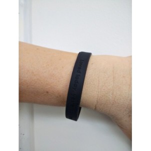 Charity wristband - black