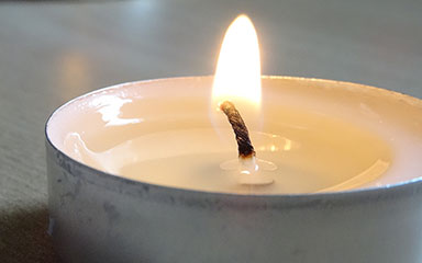 Remembrance candle