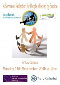 Service for bereaved by suicide in Truro