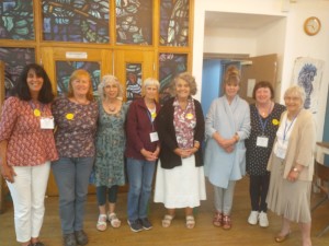 Volunteers at the Exeter support day
