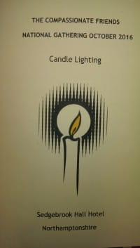Candle Lighting at National Gathering 2016